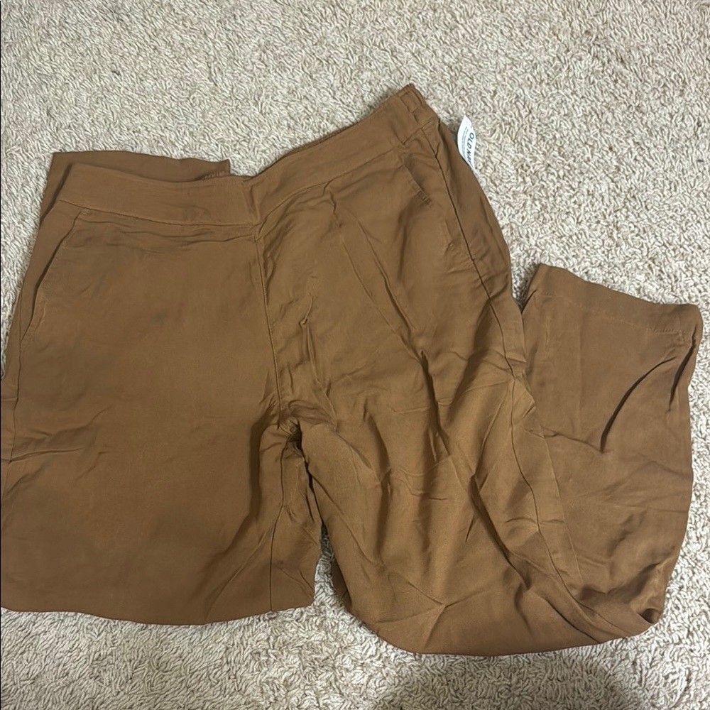 Old Navy Brown Ankle Cropped Pants